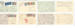 Belgium - Xx. 1937 / 40. 4 Multifkd Stationary Cards. 35c Green 40c Lilac (x2) And 1 Fr. VF Group. - Other & Unclassified