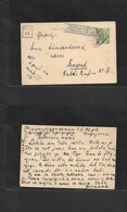Bosnia. 1916 (1 June) Kragvjevac - Serbia, Belgrade 5b Green Ovptd Military Card. Arrival Censor Cachet. Arahal Compagni - Bosnia And Herzegovina