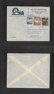 Chile - Xx. 1935 (15 Abr) Santiago - Germany, Munich. BMW Advertising Illustrated Envelope. Air Multifkd Env. 23,20 Peso - Chile