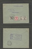 China - Xx. 1924 (22 May) Harbin - Czechoslovakia, Semily Via Siberia And Rusia. Reverse "Moscow 1 June 24" Multifkd Jun - Other & Unclassified