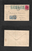 China - Xx. 1937. Manchuria, Japanese Occup. Multifkd Envelope To Denmark, Horsens, Via Siberia. - Other & Unclassified