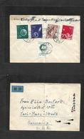 China - Prc. 1958 (15 Nov) Tschunking - East Germany. Reverse Multifkd Env. Cosmos Issues. VF. - Other & Unclassified