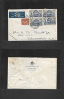 France - Xx. 1938 (15 Apr) Royat Les Bains - South Africa, Johannesburg. Air Multifkd Env Incl Semeuse + 1,75 Fr Blue Bl - Andere & Zonder Classificatie