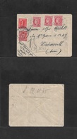 France - Xx. 1945 (23 Nov) Calvados - Switzerland, Wadenswill (27 Nov) Multifkd Env + Taxed + Arrival Swiss P. Dues Tied - Other & Unclassified