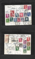 France - Xx. 1946 (8 June) Foire De Paris / Soc Phil - Austria. Registered Multifkd Front + Reverse Incl Marianna Diff T - Other & Unclassified