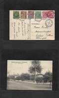 Frc - Guinea. 1912 (5 Jan) Conakry - Germany, Colmar. Multifkd Mixed Issues Incl General Colonies Types Tied Cd Local Pp - Other & Unclassified