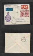 Frc - India. 1946 (26 March) Pondichery - France, Maisons - Alfot (16 April) Registered Watch Illustrated Airmail Multif - Sonstige & Ohne Zuordnung