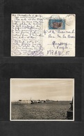 Frc - Somali Coast. 1936 (5 Oct) Captourane - France, Moussey. Fkd Local Photo Ppc, Djubouti Cds. Fine. - Other & Unclassified