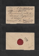 Germany Stampless. 1842 (20 Dec) Prusia, Oedeberg - Nassitz, Eszek, Croatia (24 Dec) Registered Envelope Mns Charges + A - Other & Unclassified