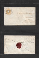 German States-Prusia. C. 1860 (20 Oct) Wartenberg (Deutsch) - Melchow 3gr Yelllow Stat Env. Fine Item. - Other & Unclassified