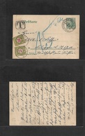 Germany - Stationery. 1902 (31 May) Ravensburg - Switzerland, Bruggen (31 May) 5 Pf Green Stat Card + Arrival Swiss Post - Other & Unclassified