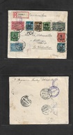Germany 1921-4. 1923 (9 Sept) Konstanz - Switzerland, Winterthur (12 Sept) Registered Multifkd Inflation Period Envelope - Altri & Non Classificati