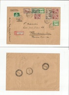 Germany - Xx. 1936 (15 Dec) Koningsberg - Argentina, Resistencia, Chaco (11 Enero) Registered Multifkd Envelope. Fine. - Sonstige & Ohne Zuordnung