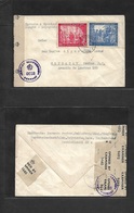 Germany - Xx. 1947 (20 Nov) Schladern - Mexico, Coyoacan. British Censor. Scarce Fkd Envelope Usage. VF. - Other & Unclassified