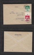 Germany - Xx. 1949 (10 Feb) Schlodern - Spain, Barcelona. Fkd Env + Fine Unusual Usage Period To Spain This Early After  - Other & Unclassified