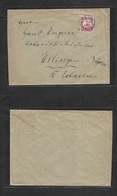 German Col-Camerun. 1910 (8 Aug) Buen - Ellingen, Bayern. Fkd Env 10pf Red, Tied Cds. VF. - Altri & Non Classificati