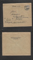 German Col-East Africa. 1911 (25 Oct) DES - Tanga, Fwded Berlin (31 Oct) PM Rate Unsealed Fkd Env At 2 1/2 H Brown Stamp - Other & Unclassified
