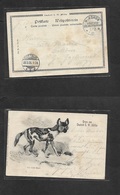 German Col-Swa. 1905 (2 May) Date Inverted. Feldpost. Gruss Aus Wild Hund Circulated To Germany, Cottbus (28 May) Very R - Andere & Zonder Classificatie