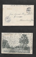 German Col-Swa. 1905 (31 July) Military FM Mail. Windhuk - Ahrensburg, Germany (28 Aug) Plantation NAMAKUNDI Photo View  - Other & Unclassified