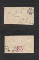 German Col-Swa. 1908 (10 Oct) Rehoboth - Halle, Germany (8 Nov) Reverse Fkd Envelope 10 Pf Red, Tied Cds. Superb Post Ma - Other & Unclassified