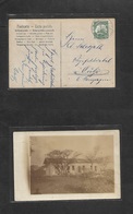 German Col-Swa. 1910 (7 Feb) Windhuk - Outbjo Local Photo Farm Fkd Card 5 Pf Green, Cds. Fine. - Other & Unclassified