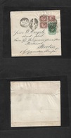 Great Britain - Stationery. 1874 (Nov 21) Bradford, Yorkshire - Germany, Berlin 1/2d Green Stationary Complete Wrapper + - ...-1840 Voorlopers