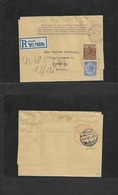 Bc - Br. Honduras. 1925 (27 Nov) Belize - Germany, Berlin (14 Dec) Via London Reverse Cachet. Registered 2c Brown Statio - Other & Unclassified