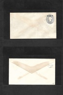 Bc - Ceylon. C. 1887-8. 5c/4c Blue Grey Mint Stationary Envelope INVERTED Ovptd. VF. - Other & Unclassified