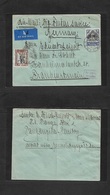 Bc - Kenya. 1933 (18 June) Tanga - Germany, Frankfurt. Air Multifkd Envelope. Mns Endorsed "Feeders Service" - Other & Unclassified