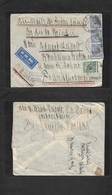 Bc - Kenya. 1934 (11 Oct) Feeders Service. Tanga - Germany, Frankfurt. Air Multifkd Env 95c Rate. Air To Brindisi. Scarc - Autres & Non Classés