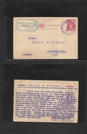 Bc - Malta. 1910 (28 Dec) GPO - Germany, Detmold. K. Ed VII 1d Red Stat Card Violet Cachet "Soc Navio Maritimo Adria / S - Other & Unclassified