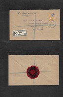 Bc - Malta. 1930 (Nov 30) Valetta - South Africa, Kimberly. Registered Single 4 1/2d Fkd Envelope. African Destination. - Other & Unclassified