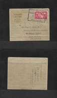 Bc - Malta. 1953 (3 July) Malta - Pakistan. Forces Letter GB Fkd Lettersheet With Violet Cachet "in Fleet Service / Kara - Other & Unclassified