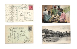 Bc - Sierra Leone. 1915-21. 2 Diff Fkd Ppcs To Switzerland 1d And 2d Rates Respectively. VF. - Altri & Non Classificati