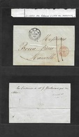 Greece. 1846 (22 Oct) La Canee, Crete - France, Marseille (2 Dec) Via Syra (4 Nov) Forwarded Reverse Mns From This Town  - Other & Unclassified