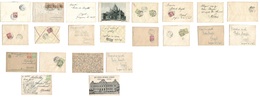 Hungary. 1905-25. Balkans. Austrian Hungarian Postal Admin. Selection Of 11 Diff Fkd Cards And Covers. Diff Town Names,  - Other & Unclassified