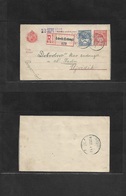 Hungary. 1912 (21 Sept) SERBIA. Erdevik (Erdoveg) - Ujdivek. Registered 10 Fill Red Stat Lettersheet + Adtl. VF. - Sonstige & Ohne Zuordnung