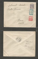 Hungary. 1920 (Jan) Multifkd 15 Fill Lilac Stat Env To Red Cross Internee At Switzerland, Bern (24 Jan) - Other & Unclassified