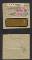 Italy - Xx. 1916 (2 June) Russi, Ravenna - Switzerland, Walchwyl (8 June) Arrival Cds. Multifkd Envelope. Comercial PERF - Unclassified