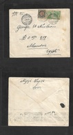 Italian Colonies. 1926 (5 Oct) EGEO, Lero - Egypt, Alexandrie (8 Oct) Multifkd Envelope. King Mixed Issues, Cds. VF + Be - Non Classés