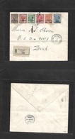 Italian Colonies. 1909 (16 Sept) La Canea. Candia - Zürich, Switzerland (23 Sept) Registered Multifkd Envelope, Ovptd Ki - Non Classés