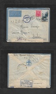 Italian Colonies. 1940 (24 July) ERITREA. Military Station / AOI. Air Multifkd Censor Envelope, Addressed To Gaeta With  - Zonder Classificatie