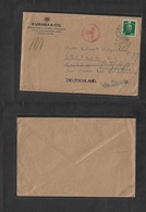 Japan. 1940 (15 Aug) WWII, Tokyo - Germany, Leipzig. Fkd Pm Rate Unsealed Envelope With Cachet Blue "Via Siberia" VF + N - Other & Unclassified