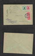 Luxembourg. 1946 (29 Oct) Echternach - Switzerland, Olten (31 Oct) Fkd Envelope + Taxed + Airmail Swiss P. Dues 15c + 20 - Andere & Zonder Classificatie