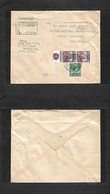 Malaysia. 1946 (26 Feb) BMA. Kota Bharn, Kelantan. British Military Administration. Registered Multifkd Envelope XF Fres - Malaysia (1964-...)