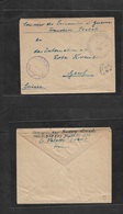 Military Mail. 1945 (27 Aug) WWII. POW Mail. France - Red Cross, Geneve, Switz. La Valette, Var Rudolf Lieske. Free Fran - Military Mail (PM)