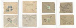 Persia. C. 1925-6. 4 Local Franked Envelopes, One Mixed Air Usage. - Irán