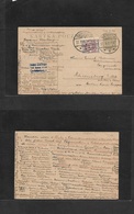 Poland. 1920 (27 July) Sierakow - Rheinsberg, Germany. 40fen Green Stat Card + Adtl. VF Used. - Sonstige & Ohne Zuordnung