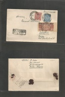 Poland. 1935 (8 Jan) Stanislawow - Spain, Ecija, Seville. Registered Multifkd Envelope. XF + Rarity Destination (hottest - Andere & Zonder Classificatie