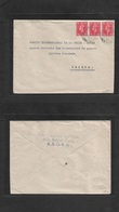 Poland. 1950 (25 Feb) Germany, Red Cross POW Mail. Polish Section / British Zone / BAOR 15 (Type II Cachet) Reverse Cach - Other & Unclassified